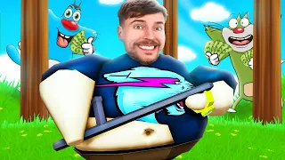 Roblox Oggy Did The Mr. Beast Escape Challenge With Jack | Rock Indian Gamer |