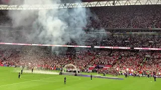 UEFA Women’s Euro’s Final 2022 - England lift the trophy and take a lap of honour