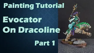 Painting Tutorial Evocators on Celestial Dracoline part 1