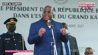 Un Discours Motivant et Mémorable du Président FELIX TSHISEKEDI  aux Kasaiens-Tourné Historique