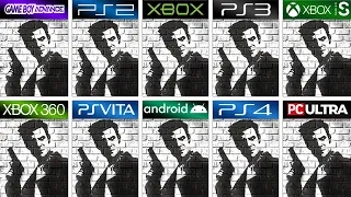 Comparing Max Payne in All Consoles (Side by Side) 4K