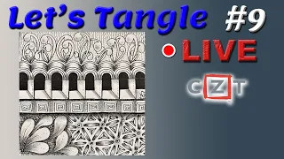 Let's Tangle Together #9 - Draw with Nidhi Prakash CZT - Zentangle