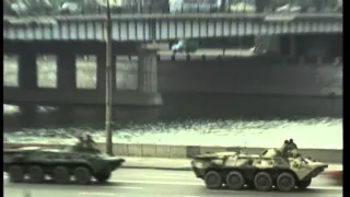 Soviet army enters Moscow 19.08.1991