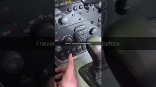 Those useless buttons in cars be like