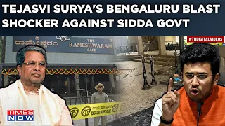 Tejasvi Surya's Bengaluru Cafe Blast Shocker Against Sidda Govt? 'Not Narcos'| Watch Exclusive