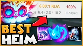 THE BEST WAY TO PLAY HEIMERDINGER IN SEASON 9! (100% WINRATE STRATEGY!) - League of Legends