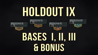 War Commander | Holdout IX Bases I, II, III & Bonus Easy Way | 26 Jun 2020