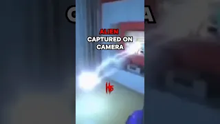 ALIEN Captured on camera!? 😱 #scary #shorts #ghost