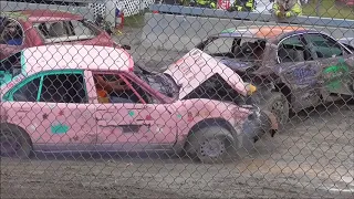 2018 Boonville fair afternoon demo derby heat 3(6 cyl.)