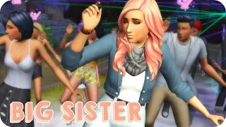 DRINKS, DANCING & A KISS | Sims 4 Let's Play - Big Sister Challenge | EP 14