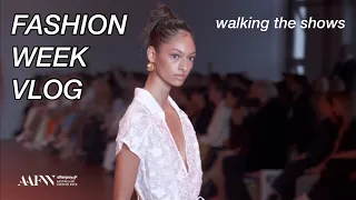 FASHION WEEK VLOG 2022 | walking 11 fashion shows as an IMG Model