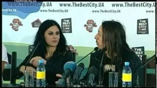 Пресс-конференция Lacuna Coil на the Best City.UA 2013