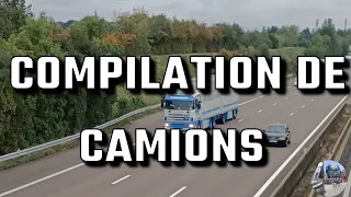 Compilation de Beaux Camions sur l'A6 🥰#truckspotting