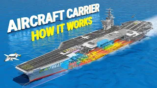 How Aircraft Carrier Works? Nuclear Powered Nimitz Class #ships