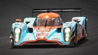 2009 Lola-Aston Martin B09/60 LMP1 in action with its lovely V12 sound!