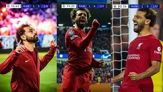 The quickest Champions League Hattrick ever Mohamed Salah (6 minutes)