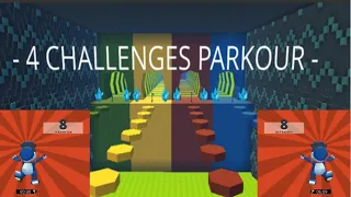 Kogama Parkour, - 4 CHALLENGES PARKOUR - 🏃