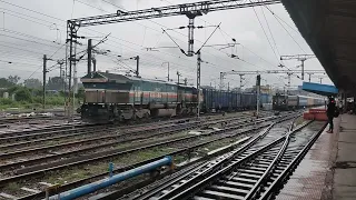 WDG-4  The beast is working mode feel the sound #indianrailways #weather #train#subscribe #subscribe