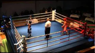 Lukas Petrauskas vs. Daniel Malasžewski (42 kg). 2011 year boxing match Lithuania - Poland