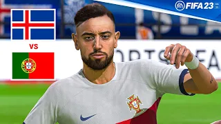 FIFA 23 | Iceland vs Portugal - EURO 2024 Qualifiers Gameplay