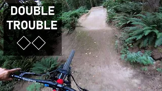 How to ride Double Trouble at Duthie Hill