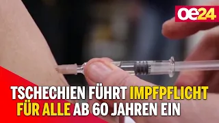 Tschechien führt Impfpflicht für alle ab 60 Jahren ein