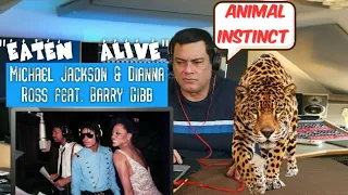 Michael Jackson & Dianna Ross feat.Barry Gibb - Eaten Alive - REACTION!!!