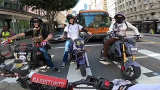 GROM STUNTS IN DOWNTOWN LOS ANGELES (RAW FOOTAGE)