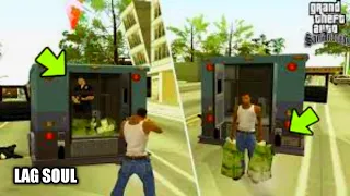 WHAT HAPPENES IF YOU  FOLLOW SECURITY VAN IN GTA SA(SECRET MISSION)