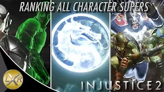 Injustice 2 - Ranking All 38 Character Super Moves