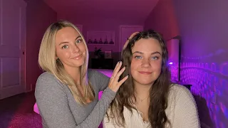 Giving My Best Friend ASMR | Hair, Face and Back Relaxation