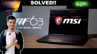 SOLVE HEATING AND BATTERY DRAIN ISSUES WITH LAPTOP🔥🔥MSI GF 63.#msilaptops #msi #msigf63