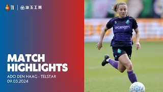 Highlights ADO Den Haag - Telstar | Azerion Vrouwen Eredivisie | 2023-2024