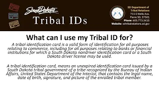South Dakota Tribal Identification Cards