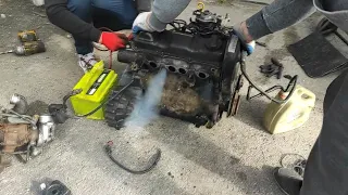 HOW TO START A REMOVED ENGINE