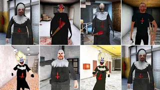 Dvloper Games Vs Keplerians Games In Evil Nun Mod | Granny 2 3, The Nun, Mr Meat 2 And Ice Scream 7