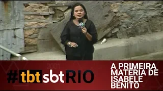 A primeira matéria de Isabele Benito. A reação dela é incrível! #TBT