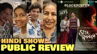 Sita Ramam HINDI SHOW Public Review | Sunday Special | Dulquer Salmaan, Mrunal Thakur, Rashmika