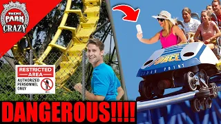 10 Things NOT To Do At A Theme Park