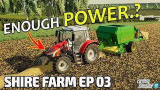 BAILING HAS BEGUN! | SHIRE FARM - FARMING SIMULATOR 22 | EPISODE 3 | FS22