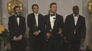 Oscars 2014: Brad Pitt and Steve McQueen on their win