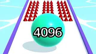 Ball Run 2048 - All Levels Gameplay Android, iOS ( Levels 870 )