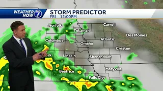 Storm chances go up Friday PM, more weekend storms