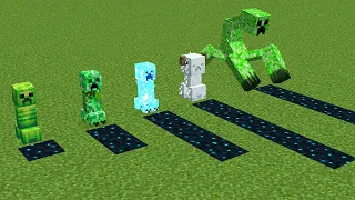 Which creeper generate more sculk in Minecraft? Experiment