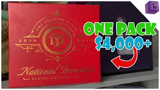 One Pack Is $4,500!! Opening National Treasures Basketball Box