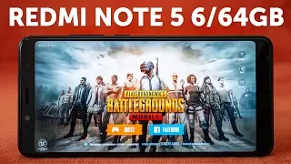 Xiaomi Redmi Note 5 6GB 64GB тест в играх (Redmi Note 5 Pro Gaming Test PUBG)