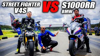 🔥S1000RR 🆚 Ducati STREET FIGTHER V4S🔥Fullgass Drag Race