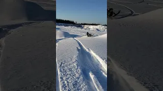 2018 Ski Doo Summit 850 wheelies in Alaska. #winter #snowmachine #snowmobile #wheelie  #skidoo