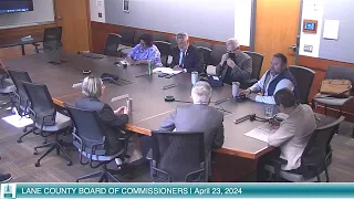 Board of Commissioners Afternoon Meeting: April 23, 2024