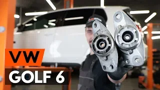 Kako zamenjati ležaj amortizerja / nosilec amortizerja na VW GOLF 6 (5K1) [VODIČ AUTODOC]